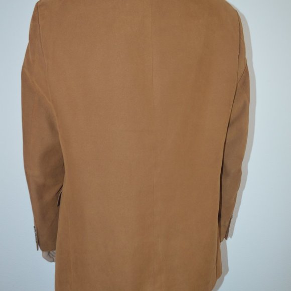 Gianfranco Ruffini Italy Men's Suede Brown Jacket Blazer Sport Suit Coat - Picture 5 of 8